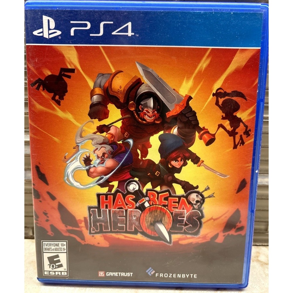 Has Been Heroes PS4 Video Game 1 Player Dual Shock Action Strategy Spells